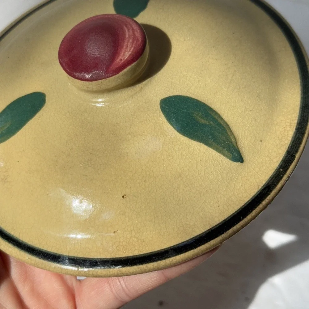 1 RARE Watt Rio‎ Rose Indivdual Casserole with Lid
